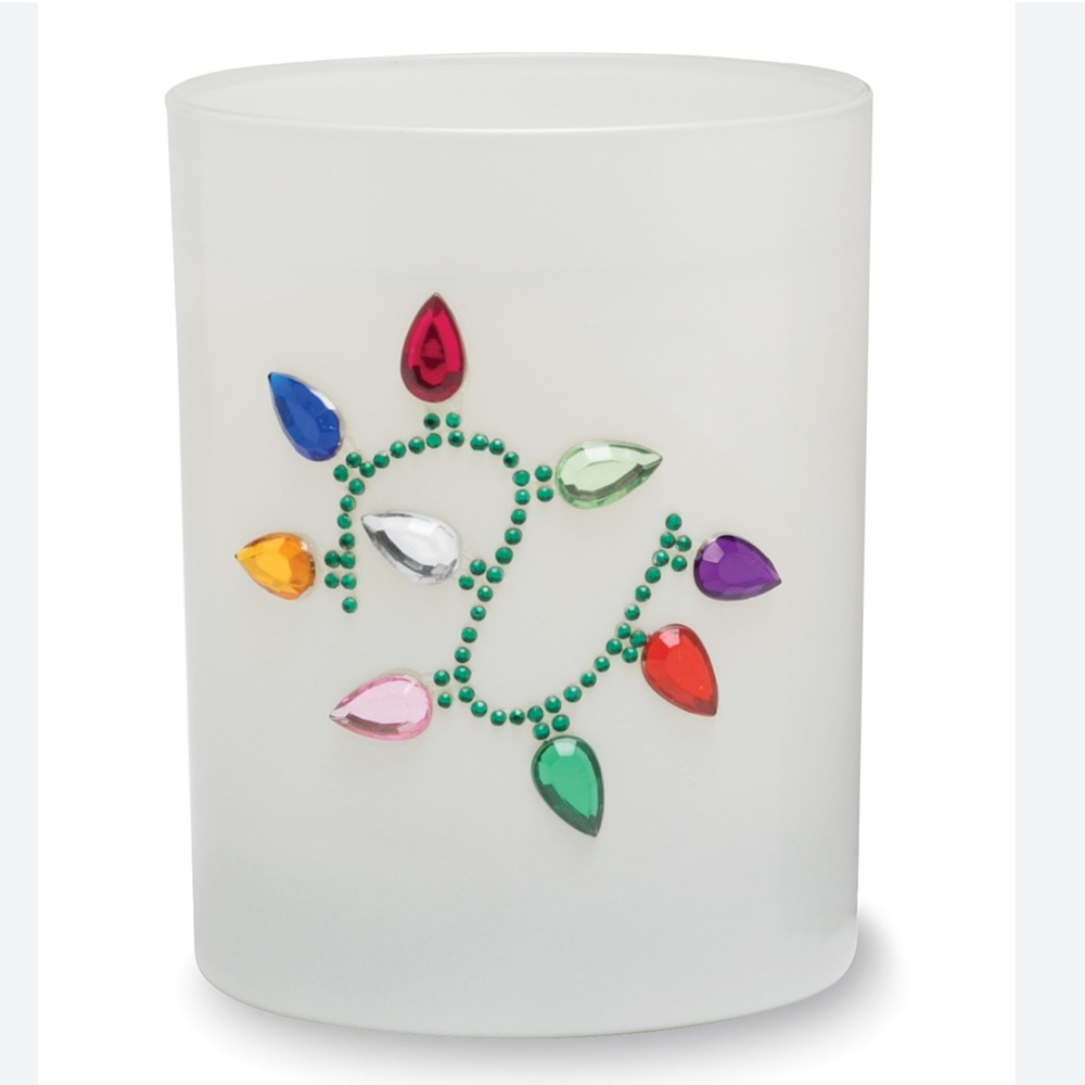 Jeweled candle holder